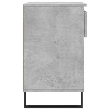 Shoe Cabinet Concrete Grey - Stylish Storage Solution | Hipo Market