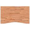 Solid Beech Wood Desk Top 100x(55-60)x4 cm - Hipomarket