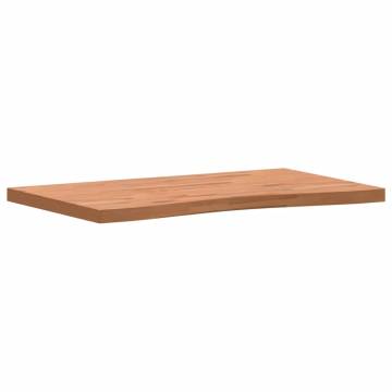 Solid Beech Wood Desk Top 100x(55-60)x4 cm - Hipomarket