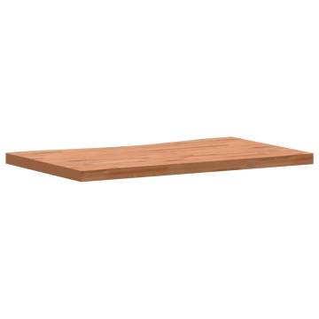 Solid Beech Wood Desk Top 100x(55-60)x4 cm - Hipomarket