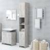 Bathroom Cabinet Concrete Grey 30x30x183.5 cm Engineered Wood Colour concrete grey Model with handle Number of 1 Number of Pieces 