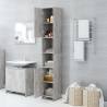 Bathroom Cabinet Concrete Grey - Stylish Storage Solution