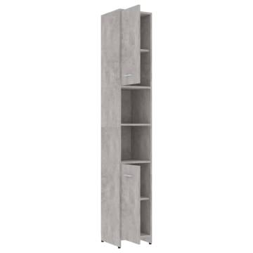 Bathroom Cabinet Concrete Grey - Stylish Storage Solution