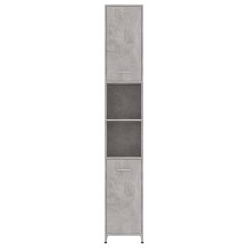 Bathroom Cabinet Concrete Grey - Stylish Storage Solution