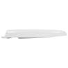 Soft-Close Toilet Seat with Quick-Release Design - White