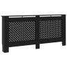 Radiator Cover Black 172x19x81.5 cm MDF - Stylish & Practical