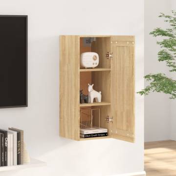 Wall Cabinet Sonoma Oak - 35x34x90 cm | Hipomarket