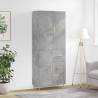 Highboard Concrete Grey 69.5x34x180 cm Engineered Wood Colour concrete grey Quantity in Package 1 Model 1 door 3 drawers 