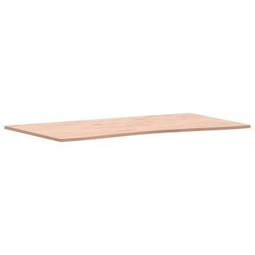 Solid Wood Beech Desk Top 110x(55-60)x1.5 cm | HipoMarket