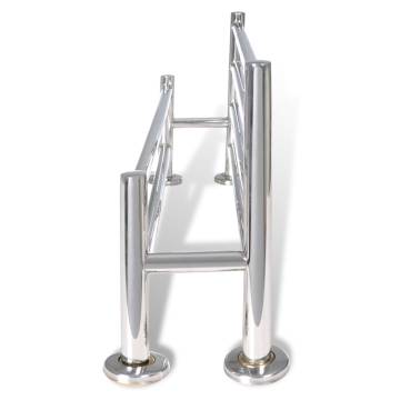 Modern Stainless Steel Towel Rack with 6 Tubes