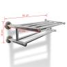 Modern Stainless Steel Towel Rack with 6 Tubes