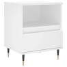 Stylish White Bedside Cabinet - 40x35x50 cm | Hipomarket