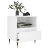 Stylish White Bedside Cabinet - 40x35x50 cm | Hipomarket