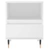 Stylish White Bedside Cabinet - 40x35x50 cm | Hipomarket