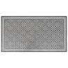 Stylish Grey and White Outdoor Rug 80x150 cm - Reversible Design