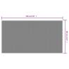 Stylish Grey and White Outdoor Rug 80x150 cm - Reversible Design