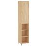 Elegant Highboard Sonoma Oak 34.5x34x180 cm - Hipomarket