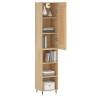 Elegant Highboard Sonoma Oak 34.5x34x180 cm - Hipomarket