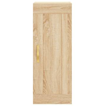 Elegant Highboard Sonoma Oak 34.5x34x180 cm - Hipomarket