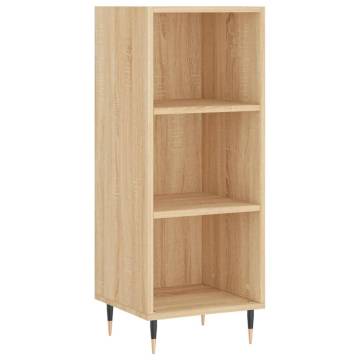 Elegant Highboard Sonoma Oak 34.5x34x180 cm - Hipomarket