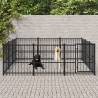 Outdoor Dog Kennel Steel 8.47 m² - Secure Your Puppy