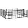 Outdoor Dog Kennel Steel 8.47 m² - Secure Your Puppy