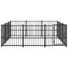 Outdoor Dog Kennel Steel 8.47 m² - Secure Your Puppy