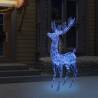 XXL Acrylic Christmas Reindeer - 250 LED Blue Decoration