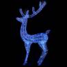 XXL Acrylic Christmas Reindeer - 250 LED Blue Decoration