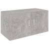 Wall Mounted Cabinet Concrete Grey - Stylish & Practical Design