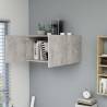 Wall Mounted Cabinet Concrete Grey - Stylish & Practical Design