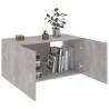 Wall Mounted Cabinet Concrete Grey - Stylish & Practical Design