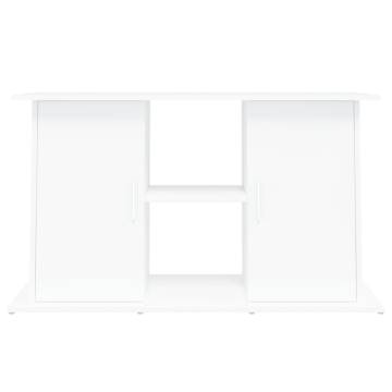 Aquarium Stand White - Durable Engineered Wood | HipoMarket