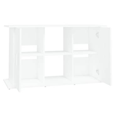 Aquarium Stand White - Durable Engineered Wood | HipoMarket