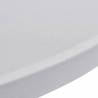 White Stretch Standing Table Cover Ø 60cm - 2 pcs | HipoMarket