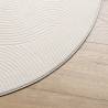 Rug IZA Short Pile Scandinavian Look Cream Ø 160 cm - Hipomarket