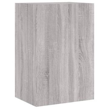 Grey Sonoma TV Wall Cabinets - 2 pcs | Hipomarket