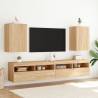 Sonoma Oak TV Wall Cabinet - Stylish & Space-Saving Design