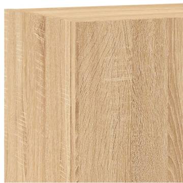 Sonoma Oak TV Wall Cabinet - Stylish & Space-Saving Design