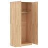 Sonoma Oak Wardrobe 90x52x200 cm – Stylish Storage Solution