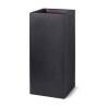 Capi Planter Urban Smooth Rectangle Black 36x79 cm | Hipomarket