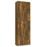 Elegant Smoked Oak Office Cabinet | 60x32x190 cm