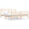 Solid Wood Pine Bed Frame 200x200 cm | Hipomarket UK