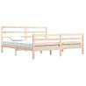 Solid Wood Pine Bed Frame 200x200 cm | Hipomarket UK