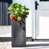 Capi Planter Urban Smooth Rectangle Black 36x79 cm | Hipomarket