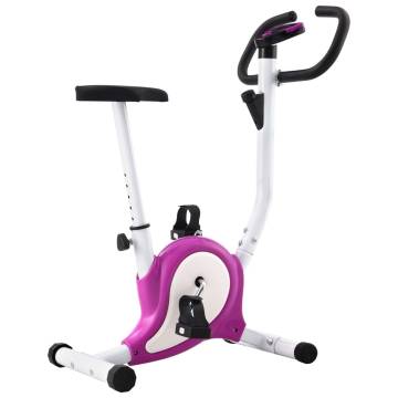 Exercise Bike with Belt Resistance - Purple | Hipo Market