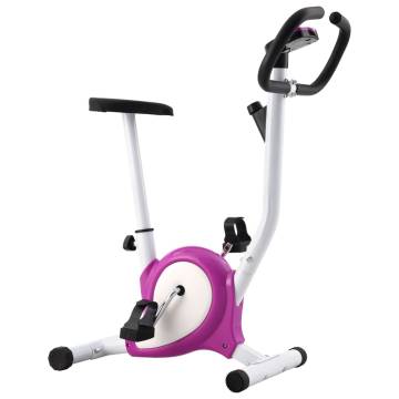 Exercise Bike with Belt Resistance - Purple | Hipo Market