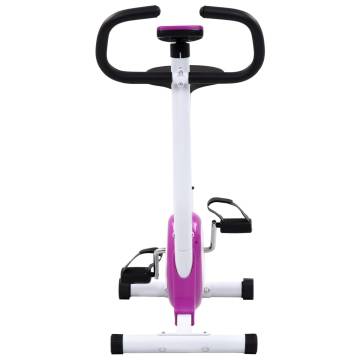 Exercise Bike with Belt Resistance - Purple | Hipo Market