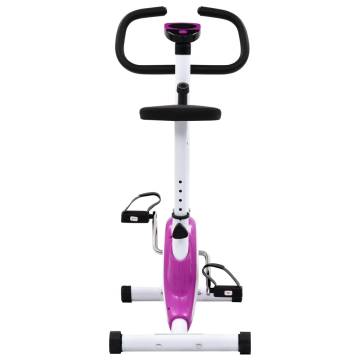 Exercise Bike with Belt Resistance - Purple | Hipo Market