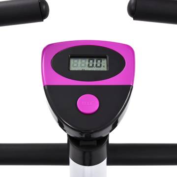 Exercise Bike with Belt Resistance - Purple | Hipo Market